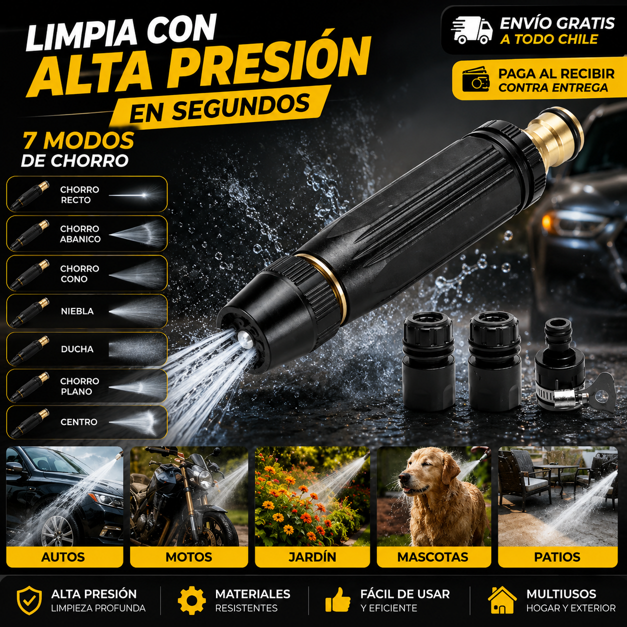 Boquilla para Manguera 7 / 1 envió gratis!